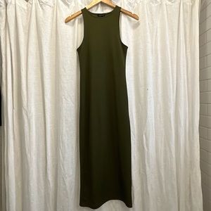 OLIVE TOPSHOP MIDI LENGTH DRESS